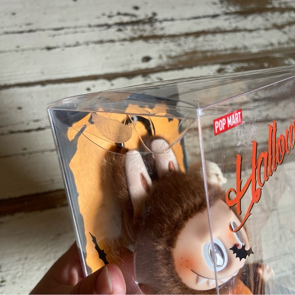 New POP MART Happy Halloween Party Series-Sitting Pumpkin Vinyl Plush Pendant - Picture 7 of 11